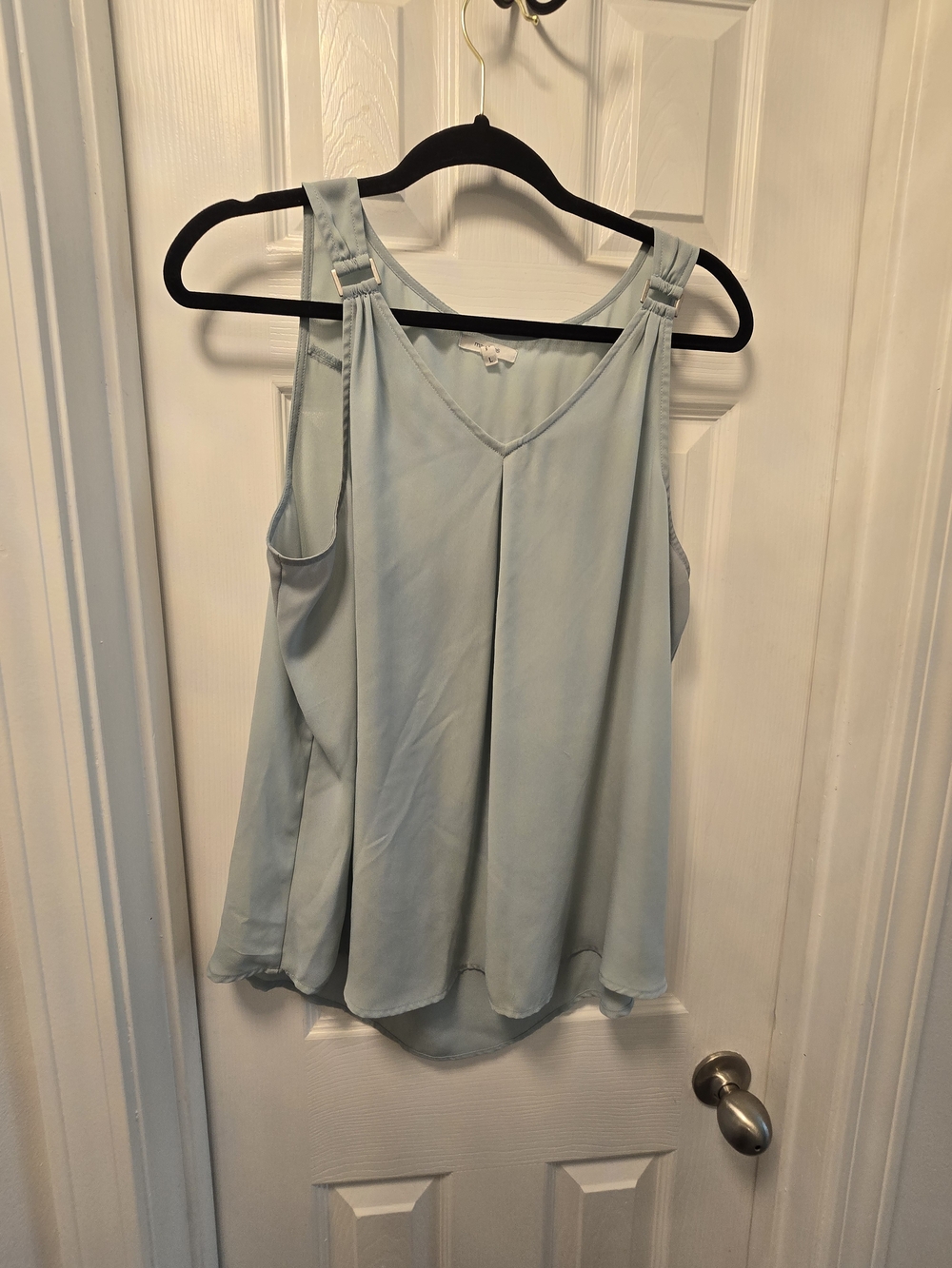 Maurices Pale Blue V-Neck Sleeveless Camisole